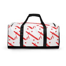 Load image into Gallery viewer, Foreverslitz Duffle Bag - White and Red