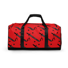 Load image into Gallery viewer, Foreverslitz Duffle Bag - Red and Black