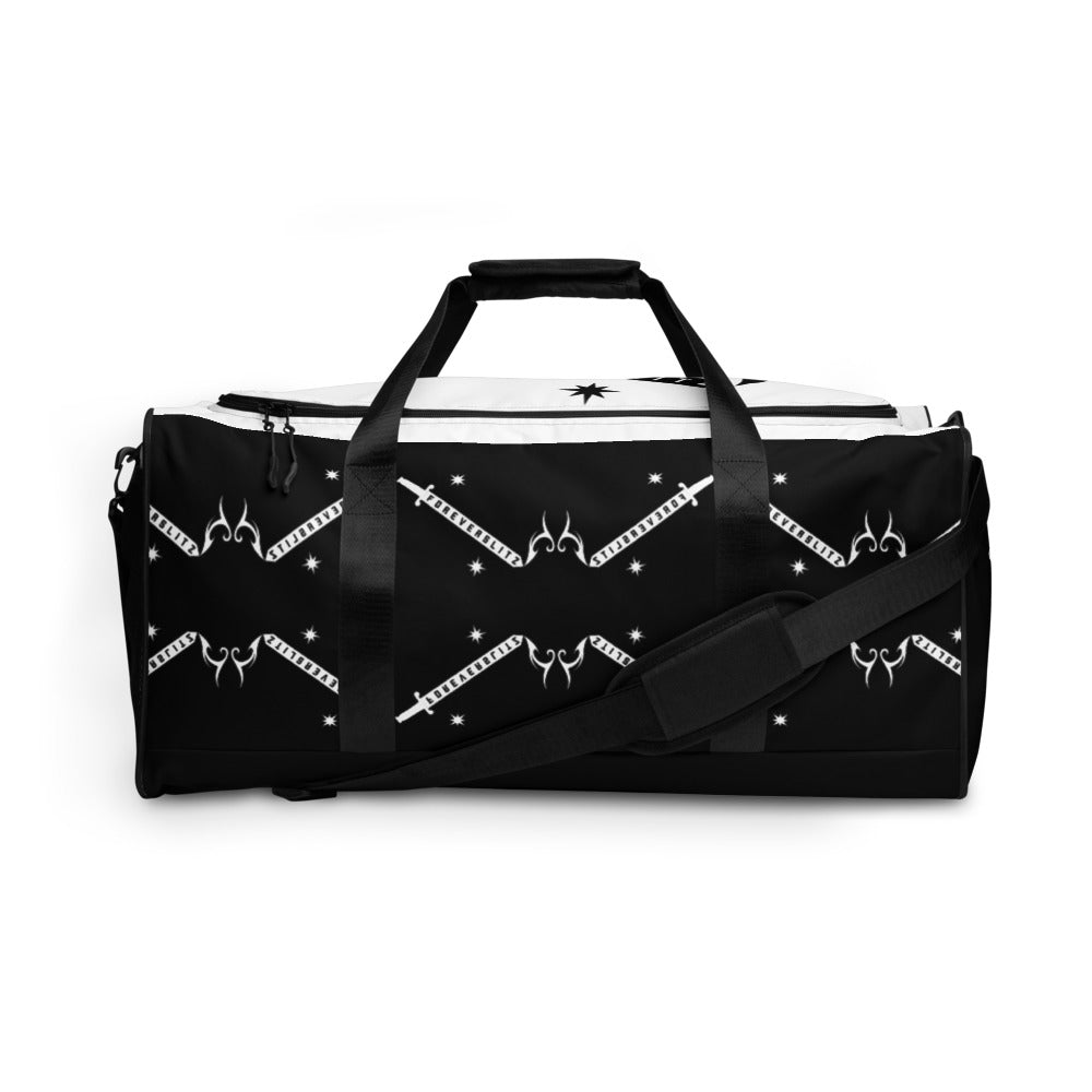 Foreverslitz Duffle Bag Black and White FOREVERSLITZ