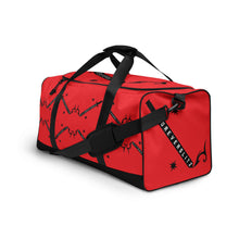 Load image into Gallery viewer, Foreverslitz Duffle Bag - Red and Black