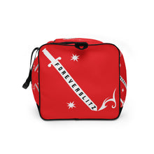 Load image into Gallery viewer, Foreverslitz Duffle Bag - Red and White