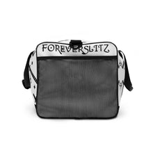 Load image into Gallery viewer, Foreverslitz Duffle Bag - White and Black