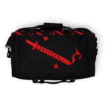Load image into Gallery viewer, Foreverslitz Duffle Bag - Black and Red