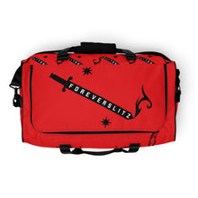 Load image into Gallery viewer, Foreverslitz Duffle Bag - Red and Black