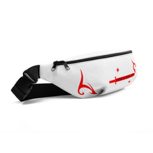 Load image into Gallery viewer, Foreverslitz Fanny Pack - White and Red
