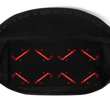 Load image into Gallery viewer, Foreverslitz Fanny Pack - Black and Red