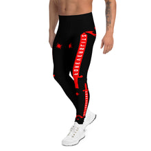 Load image into Gallery viewer, Foreverslitz Compression Tights - Black and Red