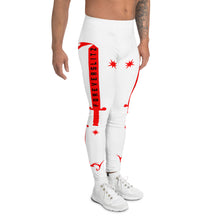 Load image into Gallery viewer, Foreverslitz Compression Tights - White and Red