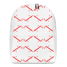 Load image into Gallery viewer, Foreverslitz Backpack - White and Red