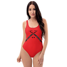 Load image into Gallery viewer, Foreverslitz Swimsuit - Red and Black
