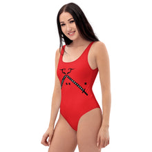 Load image into Gallery viewer, Foreverslitz Swimsuit - Red and Black
