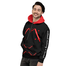 Load image into Gallery viewer, Foreverslitz Hoodie - Black and Red