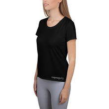 Load image into Gallery viewer, Foreverslitz Athletic T-shirt for Women - Black and White