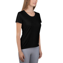 Load image into Gallery viewer, Foreverslitz Athletic T-shirt for Women - Black and White