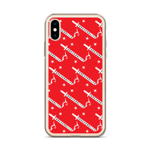 Load image into Gallery viewer, Foreverslitz iPhone Case - Red and White