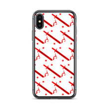 Load image into Gallery viewer, Foreverslitz iPhone Case - White and Red