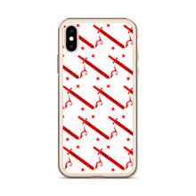 Load image into Gallery viewer, Foreverslitz iPhone Case - White and Red