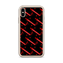 Load image into Gallery viewer, Foreverslitz iPhone Case - Black and Red