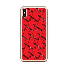 Load image into Gallery viewer, Foreverslitz iPhone Case - Red and Black