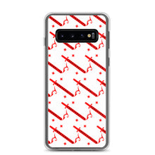 Load image into Gallery viewer, Foreverslitz Samsung Case - White and Red