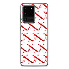 Load image into Gallery viewer, Foreverslitz Samsung Case - White and Red