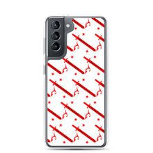 Load image into Gallery viewer, Foreverslitz Samsung Case - White and Red