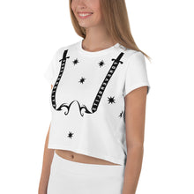 Load image into Gallery viewer, Foreverslitz Crop Top - White and Black
