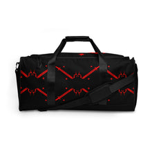 Load image into Gallery viewer, Foreverslitz Duffle Bag - Black and Red
