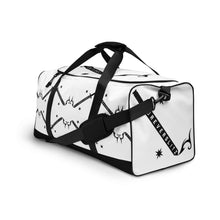 Load image into Gallery viewer, Foreverslitz Duffle Bag - White and Black
