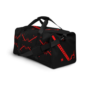 Foreverslitz Duffle Bag - Black and Red