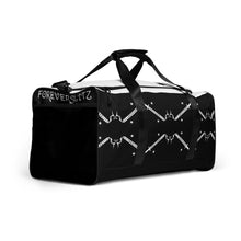 Load image into Gallery viewer, Foreverslitz Duffle Bag - Black and White
