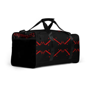 Foreverslitz Duffle Bag - Black and Red