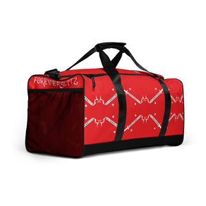 Foreverslitz Duffle Bag - Red and White