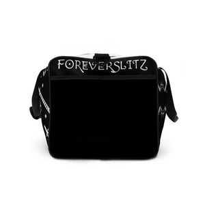 Foreverslitz Duffle Bag - Black and White