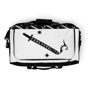 Foreverslitz Duffle Bag - Black and White