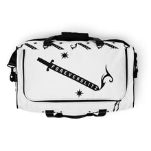 Load image into Gallery viewer, Foreverslitz Duffle Bag - White and Black
