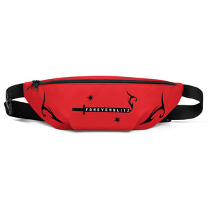 Foreverslitz Fanny Pack - Red and Black