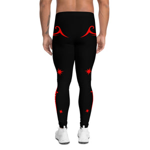 Foreverslitz Compression Tights - Black and Red