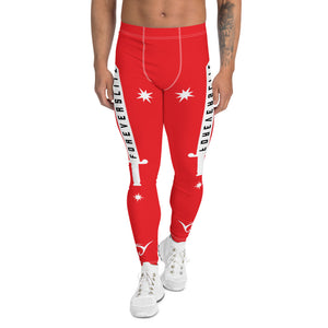 Foreverslitz Compression Tights - Red and White