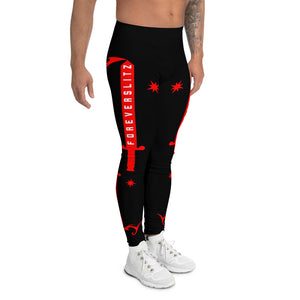 Foreverslitz Compression Tights - Black and Red