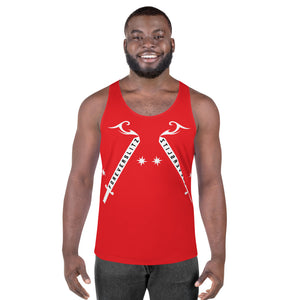 Foreverslitz Tank Top - Red and White