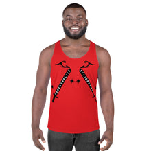 Load image into Gallery viewer, Foreverslitz Tank Top - Red and Black
