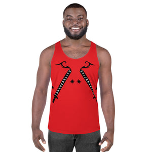 Foreverslitz Tank Top - Red and Black