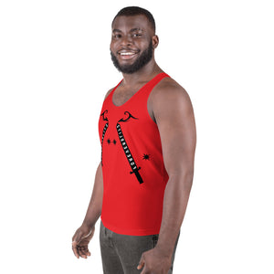 Foreverslitz Tank Top - Red and Black