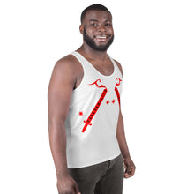 Load image into Gallery viewer, Foreverslitz Tank Top - White and Red
