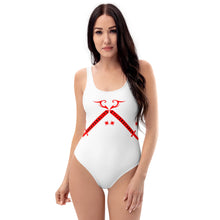 Load image into Gallery viewer, Foreverslitz Swimsuit - White and Red
