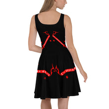 Load image into Gallery viewer, Foreverslitz Flow Dress - Black and Red
