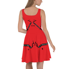 Load image into Gallery viewer, Foreverslitz Flow Dress - Red and Black
