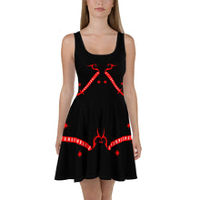 Load image into Gallery viewer, Foreverslitz Flow Dress - Black and Red
