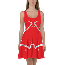 Load image into Gallery viewer, Foreverslitz Flow Dress - Red and White
